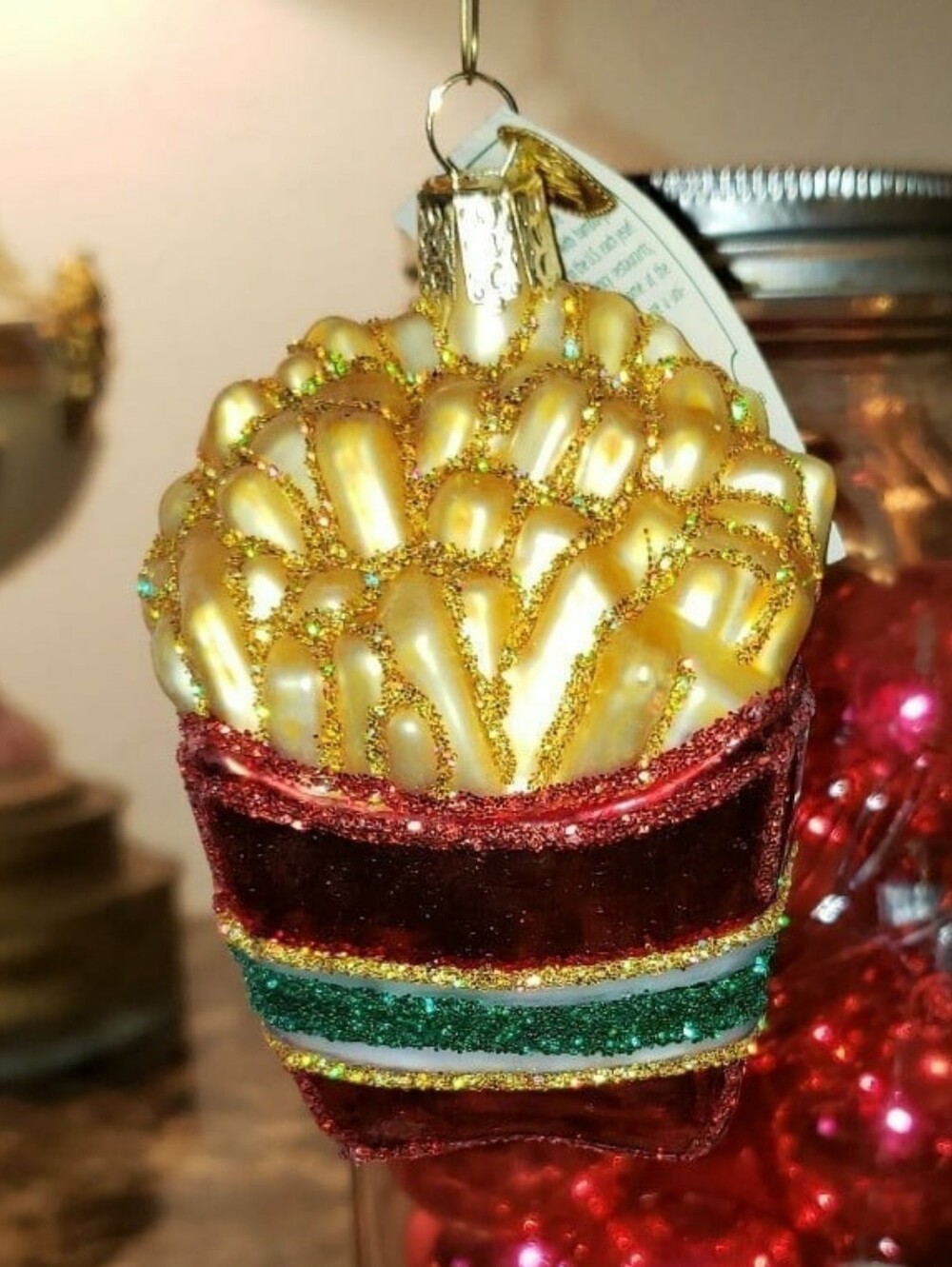 Old World Christmas French Fries Christmas Ornament